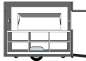 Preview: Aktion Retro Trailer  PFS2520 mit Kühlschrank