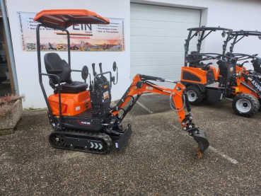 Aktionsangebot: Mini Microbagger  inkl. Schaufel 270mm  und Schnellkuppler