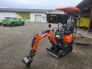 Aktionsangebot: Mini Microbagger  inkl. Schaufel 270mm  und Schnellkuppler