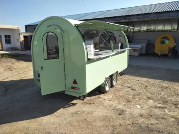 Retro Trailer PFR3020Wd, der kultige Food und Verkaufsanhänger mit Tandemachse