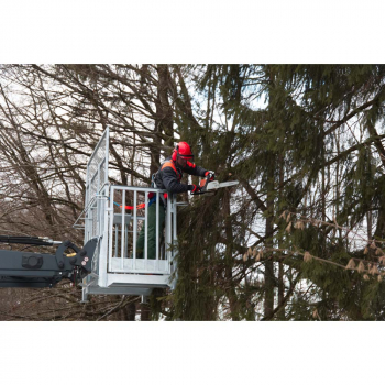 Arbeitskorb / Arbeitsbühne niedrig mit seitl. Einstieg