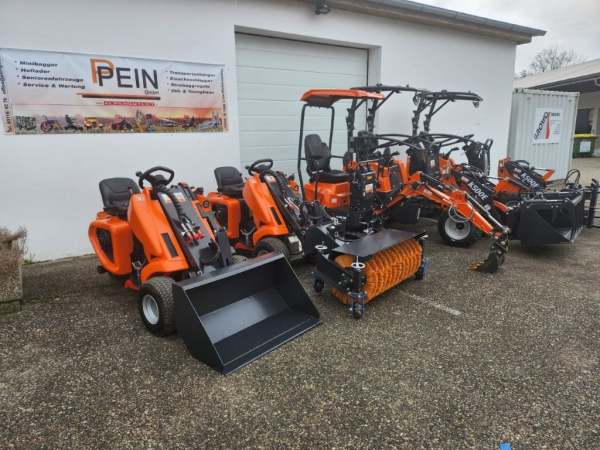 Kompakt Dreirad Hoflader PK1030 mit Schaufel