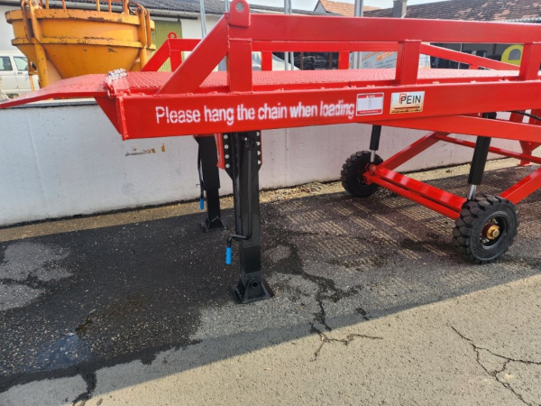 Mobile Klappbare Schwerlastrampe 8 To