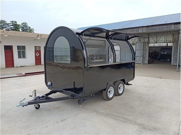 Retro Trailer PFR2820Wd, der kultige Food und Verkaufsanhänger mit Tandemachse