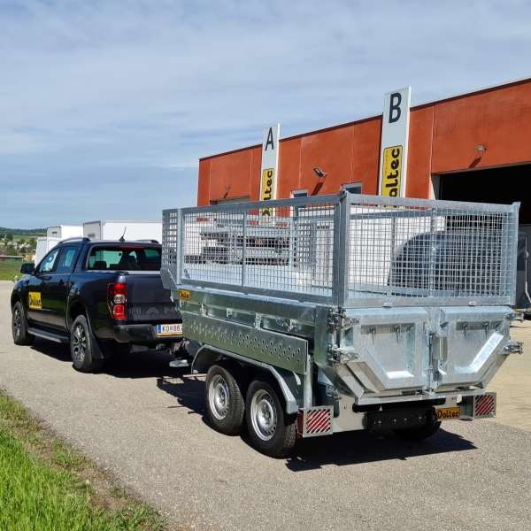 Muldenkipper Daltec Dumper 3.5 t - der Transporter für Profis