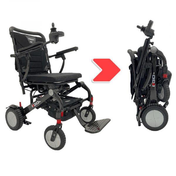 Alpenmobil Elektro Rollstuhl I-Go® Lite - flugtauglicher, faltbar, aus Carbon